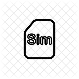 Sim  Icon