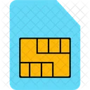 SIM Chip Karte Symbol