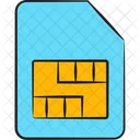 SIM Chip Karte Symbol