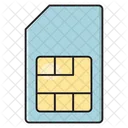 SIM Chip Karte Symbol