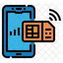 SIM Karte Signal SIM Symbol