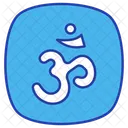 Simbolo Om Om Simbolo Hindu Icono