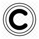Simbolo De Copyright Icon