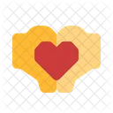 Simbolo Mano Amor Icono