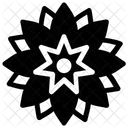 Simbolo De Flor Diseno Floral Flor Decorativa Icon