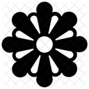Simbolo De Flor Diseno Floral Flor Decorativa Icon