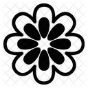 Simbolo De Flor Diseno Floral Flor Decorativa Icon