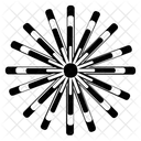 Simbolo De Flor Diseno Floral Flor Decorativa Icon