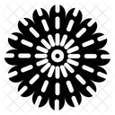 Simbolo De Flor Diseno Floral Flor Decorativa Icon
