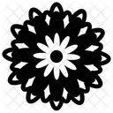Simbolo De Flor Diseno Floral Flor Decorativa Icon