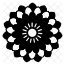 Simbolo De Flor Diseno Floral Flor Decorativa Icon