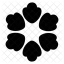 Simbolo De Flor Diseno Floral Flor Decorativa Icon