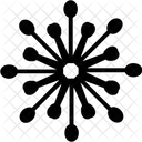 Simbolo De Flor Diseno Floral Flor Decorativa Icon