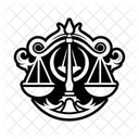 Simbolo De Libra Tatuaje De Libra Zodiaco Icono