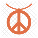 Paz Simbolo Hippie Ícone
