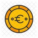 Simbolo Del Euro Moneda Signo Del Euro Icono