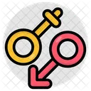 Simbolo Masculino Signo Femenino Sexo Icono