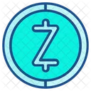 Simbolo Zcash Moneda Criptografica Criptomoneda Zcash Icono