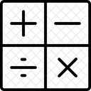 Simbolos Matematicos Calculo Teclas De Calculadora Icono