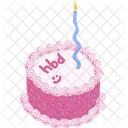 Simple Birthday Cake Birthday Party Icon