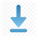 Simple download arrow  Icon