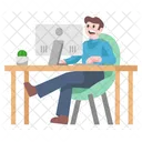 Cute Business People Sticker Business Businessman Icon