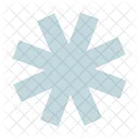 Weather Sticker Snowflake Snow Icon