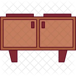 Simple Wooden Cabinet  Icon