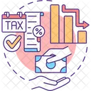 Simplifying tax system  Icon