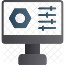 Simulation Modeling Virtual Icon