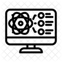 Simulator Quantum Computer Icon