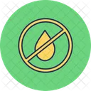 Sin Agua Prohibicion Liquido Icon