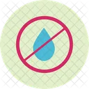 Sin Agua Prohibicion Liquido Icon