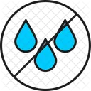 No hay agua  Icono