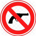 Sin Armas Prohibido Prohibicion Icono