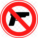 Sin Armas Prohibido Prohibicion Icono