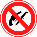 Sin Arma Prohibido Prohibicion Icono
