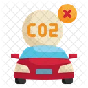 No Carbono Coche Icono