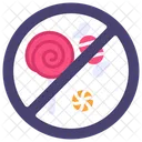 Candy Prohibido Firmar Icono