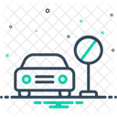 Prohibido Estacionar Infracciones Infraccion Icono