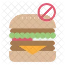 Sin hamburguesa  Icono