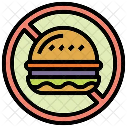 Sin hamburguesa  Icono