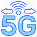 5 G Tecnologia Eletronica Ícone