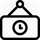 Cadastre Pendurado Tempo Ícone