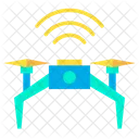 Sinal De Drone Faixa De Controle Remoto Sinal De Controle Remoto Ícone