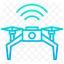 Sinal De Drone Faixa De Controle Remoto Sinal De Controle Remoto Ícone