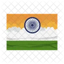 Bandeira Da India Bandeira Pais Ícone