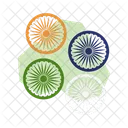 India Bandeira Indiano Ícone