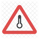 Alta Temperatura Sinal Ícone