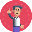 Arbitro De Basquete Jogo De Basquete Arbitro Ícone